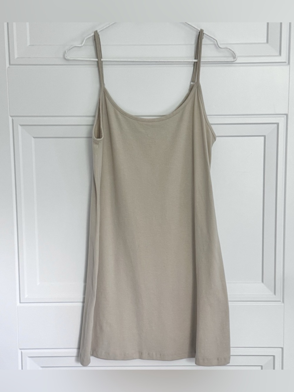Z Supply Mini Slip Dress Beige, M